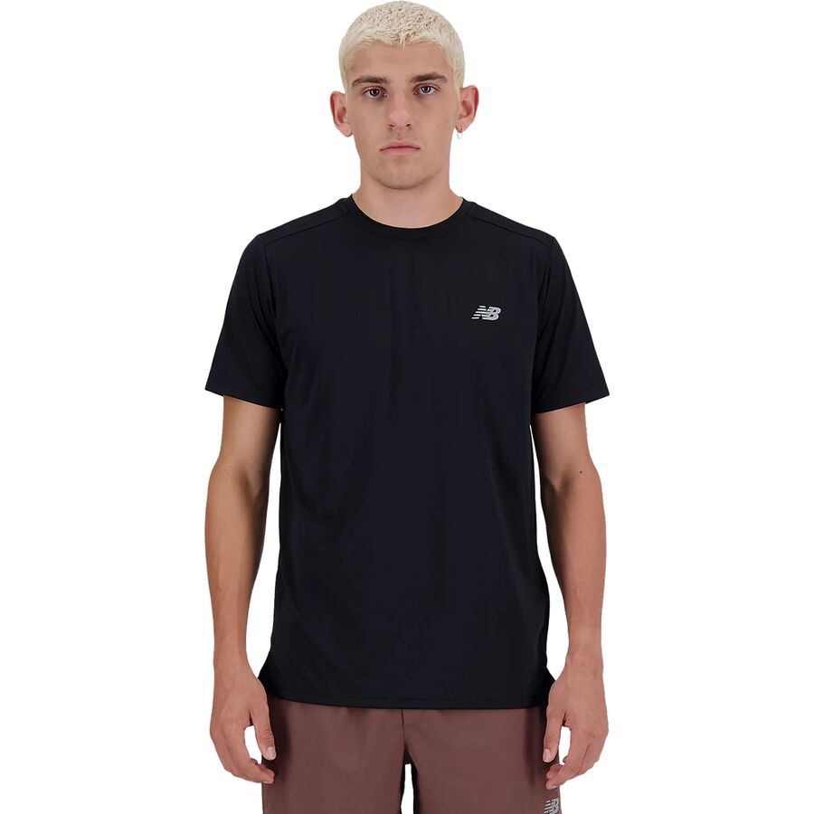 () j[oX Y X|[c GbZV  T-Vc - Y New Balance men Sport Essentials Run T-Shirt - Men's Black