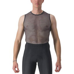 (取寄) カステリ メンズ ミラコロ ウール スリーブレス ベースレイヤー― - メンズ Castelli men Miracolo Wool Sleeveless Baselayer - Men's Gray