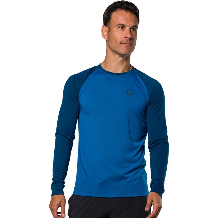 (取寄) パールイズミ メンズ キャニオン ロング-スローブ ジャージ - メンズ PEARL iZUMi men Canyon Long-Sleeve Jersey - Men's Snorkel Blue 1