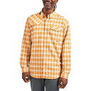 () nE[uU[Y Y }^S_ Vc - Y Howler Brothers men Matagorda Shirt - Men's Landon Plaid/Pumpkin