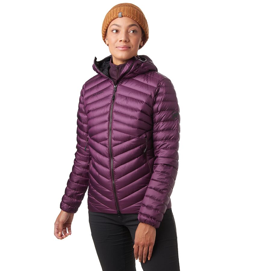 () ޥࡼ ǥ ֥ ԡ  աǥå 㥱å -  Mammut women Broad Peak IN Hooded Jacket - Women's Blackberry