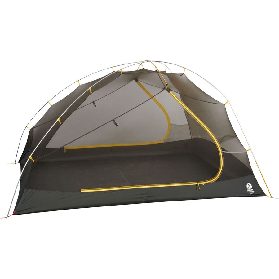 () VGfUCY eI 4 obNpbLO eg: 4-p[\ 3-V[Y Sierra Designs Meteor 4 Backpacking Tent: 4-Person 3-Season Green/Light Grey