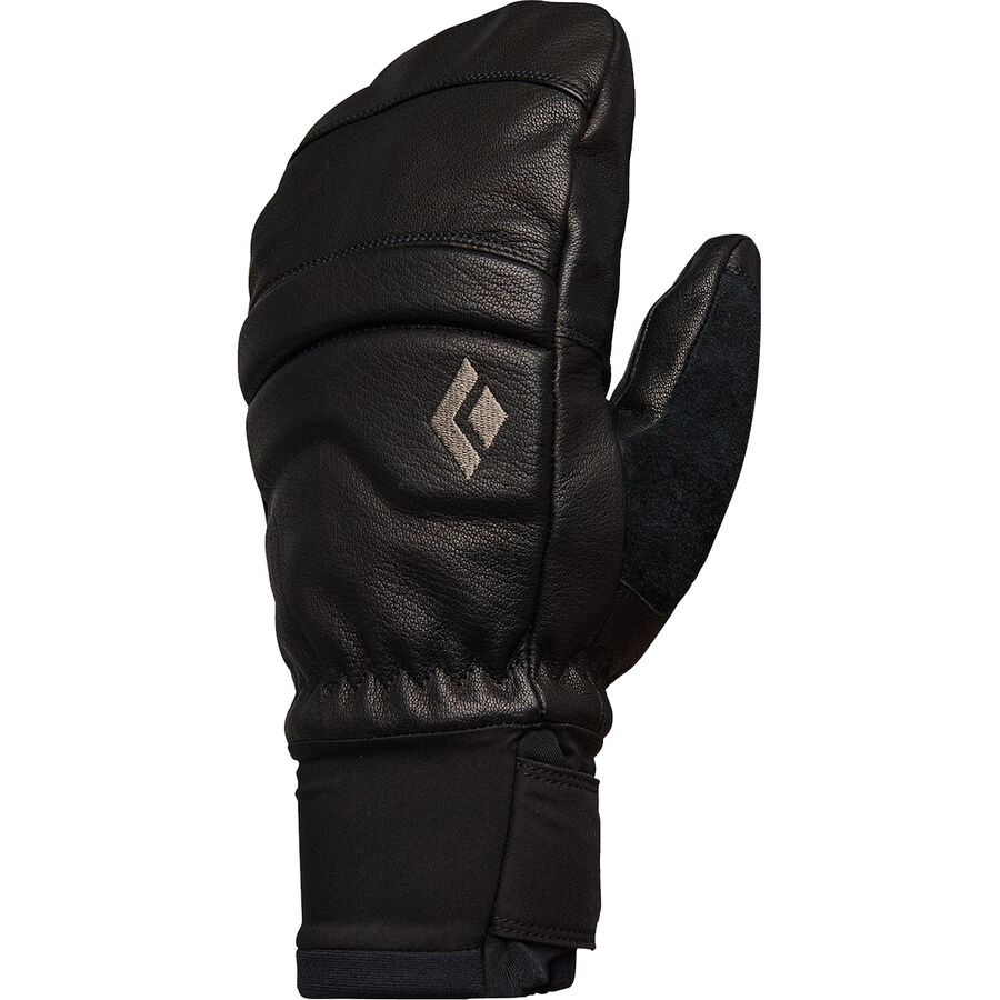 () ֥å ǥ ԡ ߥȥ -  Black Diamond women Spark Mitten - Women's Black/Black