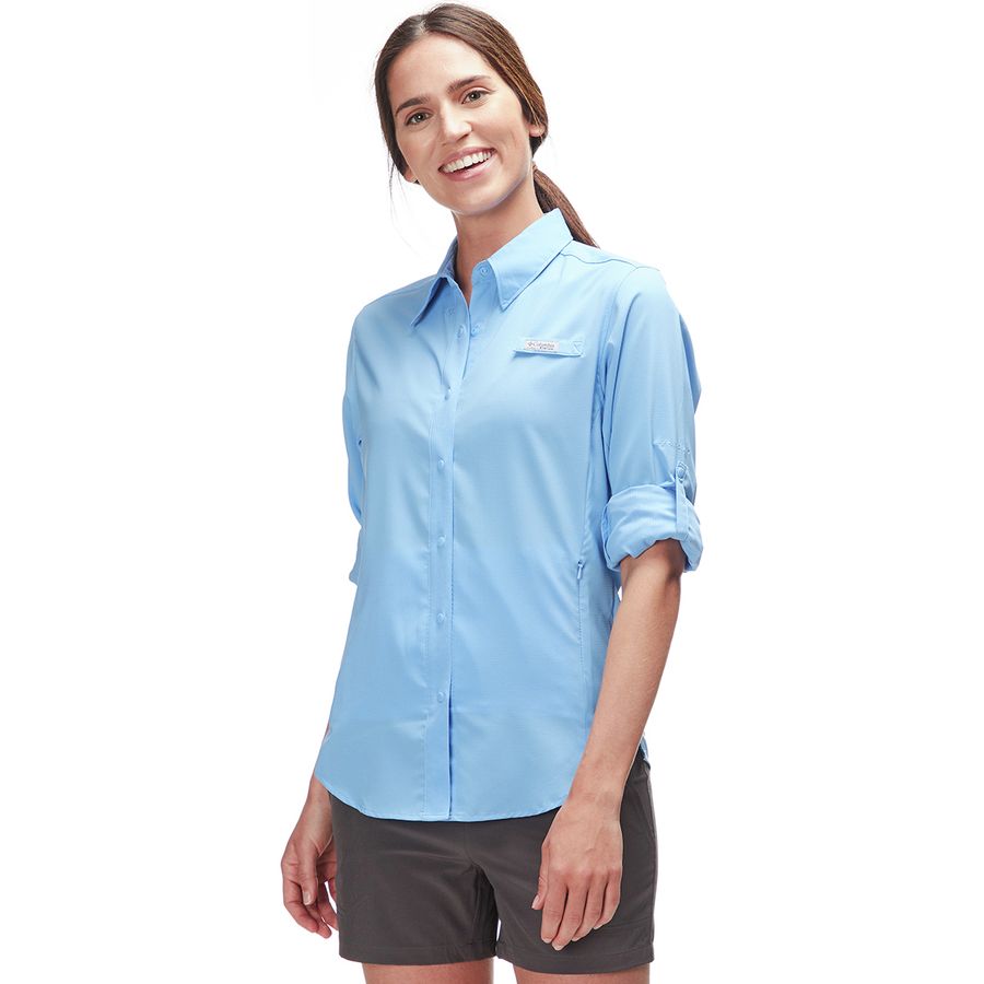 () ӥ ǥ ߥ  -  -  Columbia women Tamiami II Long-Sleeve Shirt - Women's White Cap