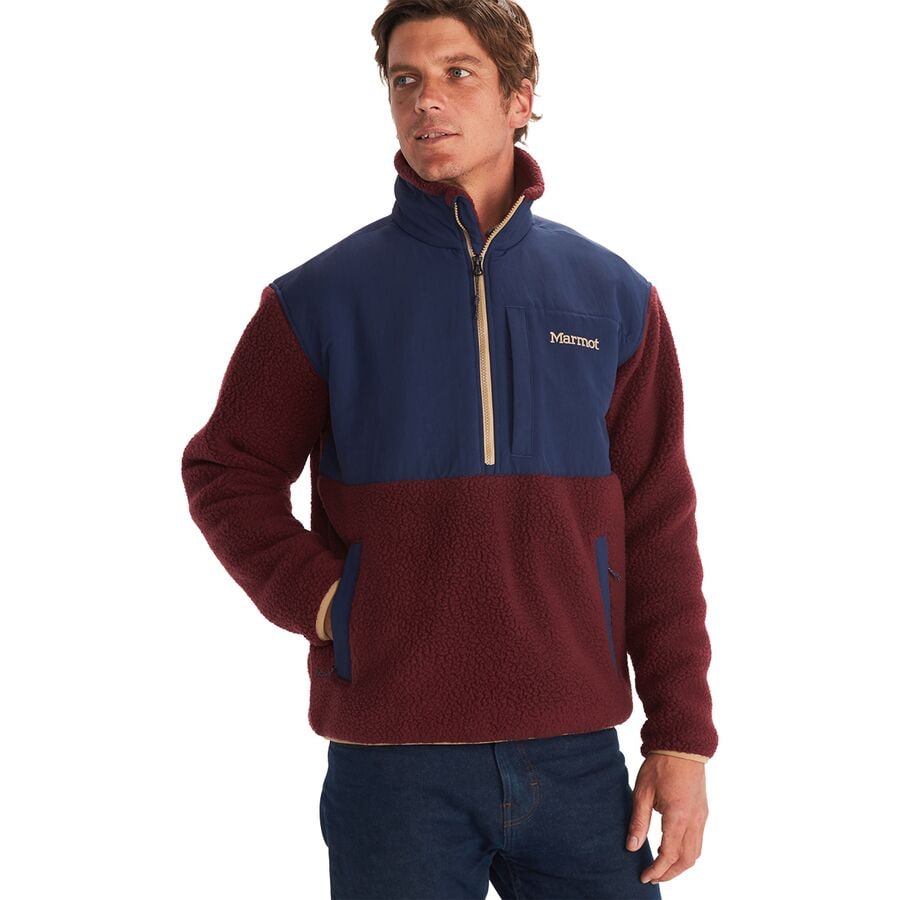 (取寄) マーモット メンズ ワイリー フリース ハーフ-ジップ ジャケット - メンズ Marmot men Wiley Fleece Half-Zip Jacket - Men's Arctic Navy/Port Royal