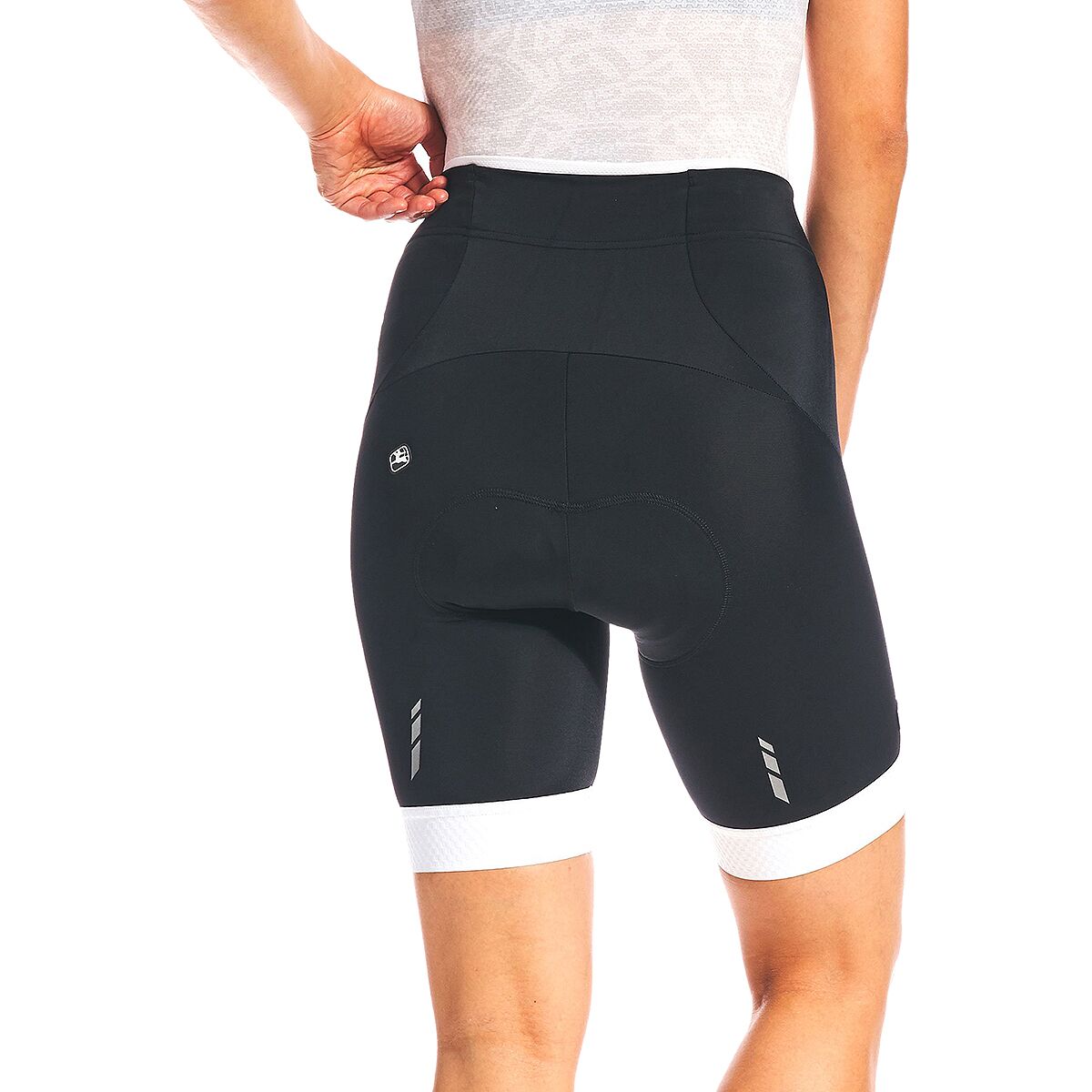 (取寄) ジョルダーナ レディース シルバーライン ショート - ウィメンズ Giordana women SilverLine Short - Women's Black/White 3