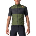 (取寄) カステリ メンズ アンリミテッド パフィー ベスト - メンズ Castelli men Unlimited Puffy Vest - Men's Light Military Gray/Dark Gray/Brilliant Orange