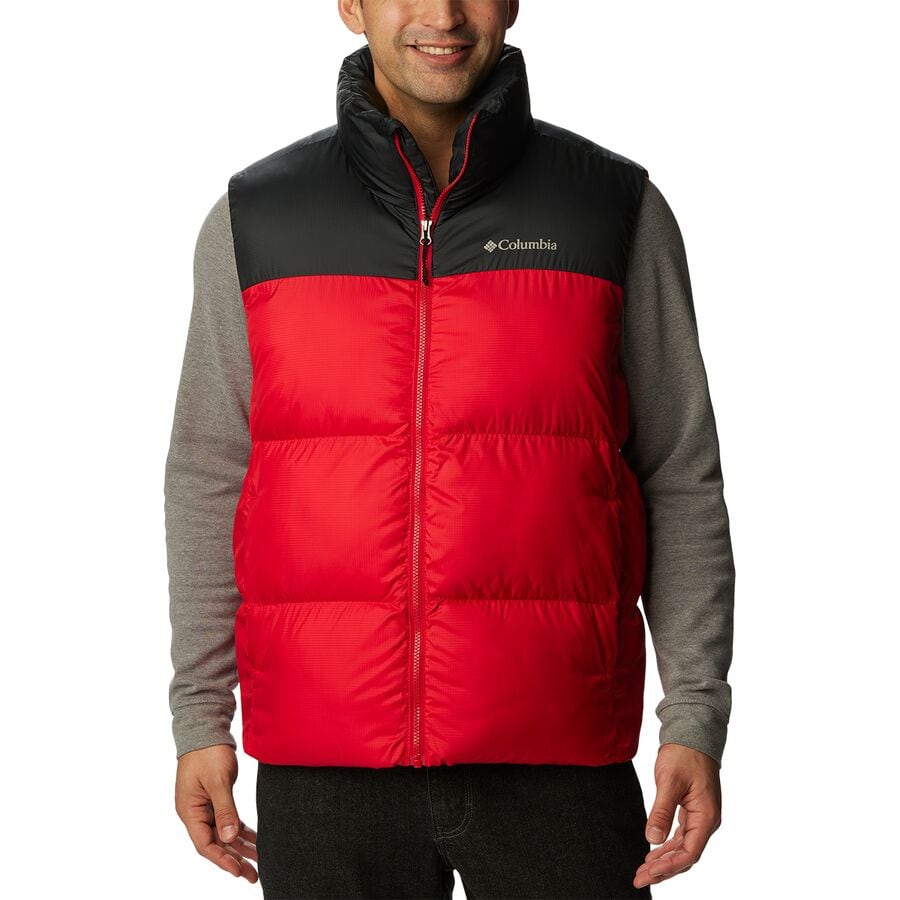 (取寄) コロンビア メンズ パフェクト リ ベスト - メンズ Columbia men Puffect II Vest - Men's Mountain Red/Black