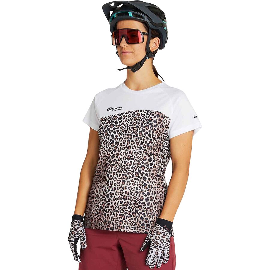 () 륳 ǥ 硼ȥ꡼ 㡼 -  DHaRCO women Short-Sleeve Jersey - Women's Leopard