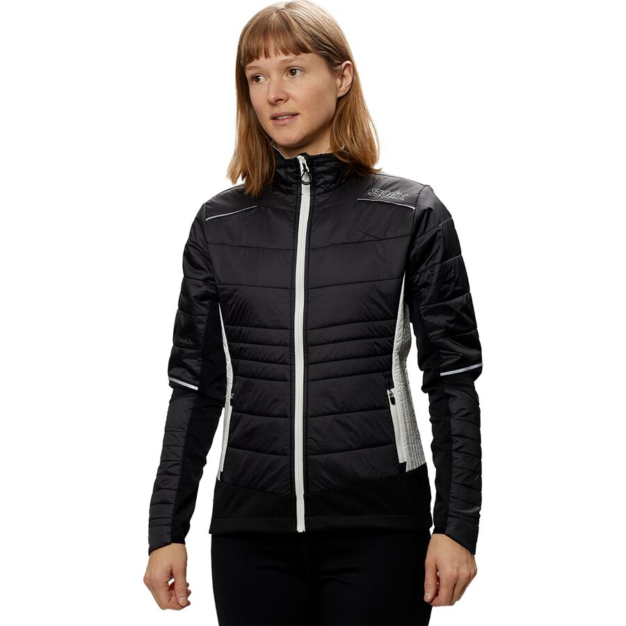 () å ǥ ʥХ ϥ֥å 㥱å -  Swix women Navado Hybrid Jacket - Women's Black