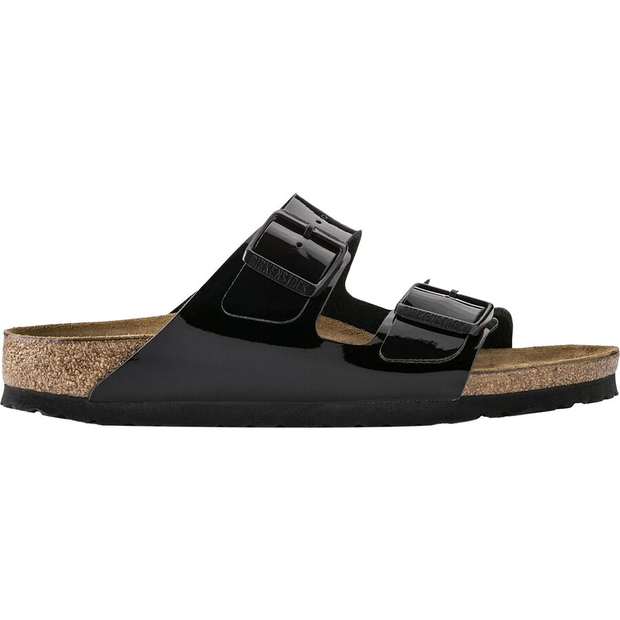 (取寄) ビルケンシュトック レディース アリゾナ サンダル - ウィメンズ Birkenstock women Arizona Sandal - Women 039 s Patent Black Birko-Flor