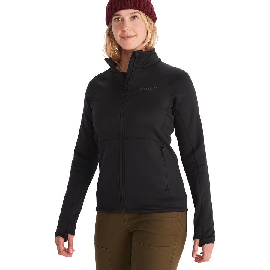 (取寄) マーモット レディース オルデン ポーラテック ジャケット - ウィメンズ Marmot women Olden Polartec Jacket - Women's Black