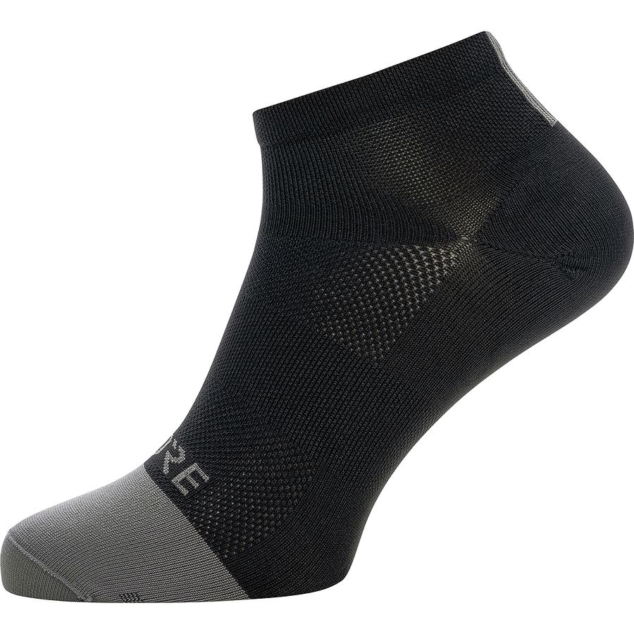 (取寄) ゴアウェア ライト ショート ソック GOREWEAR Light Short Sock Black/Graphite Grey