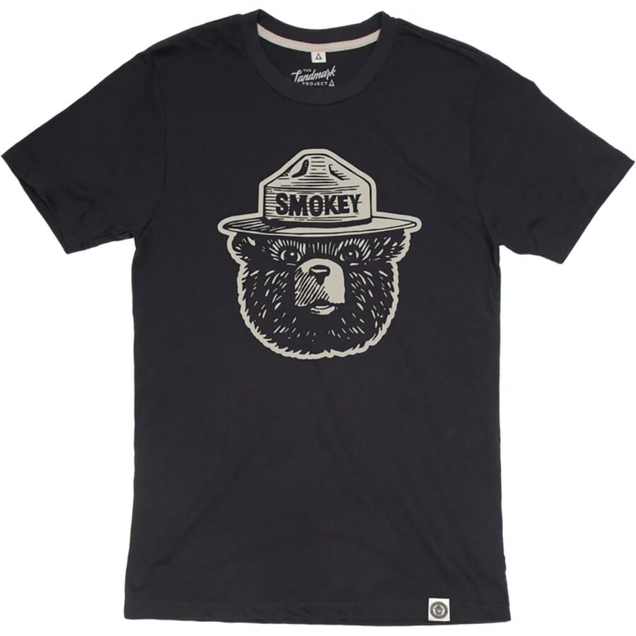 () h}[NvWFNg X[L[ S V[gX[u T-Vc Landmark Project Smokey Logo Short-Sleeve T-Shirt Deep Navy