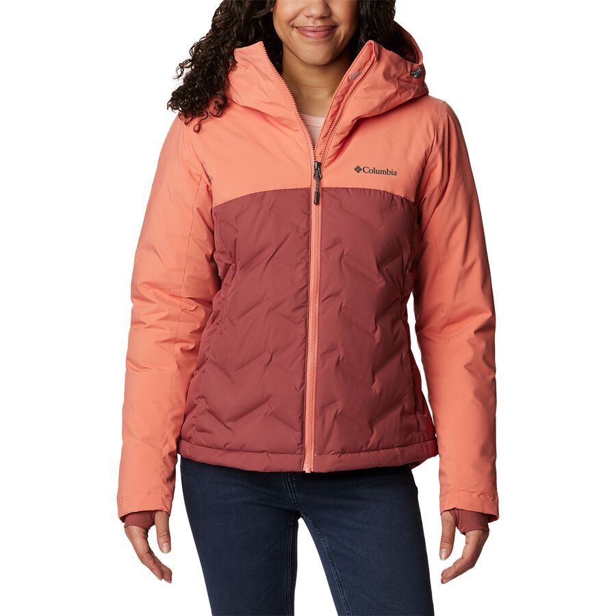 (取寄) コロンビア レディース グランド トレック リ ダウン ジャケット - ウィメンズ Columbia women Grand Trek II Down Jacket - Women's Beetroot/Faded Peach