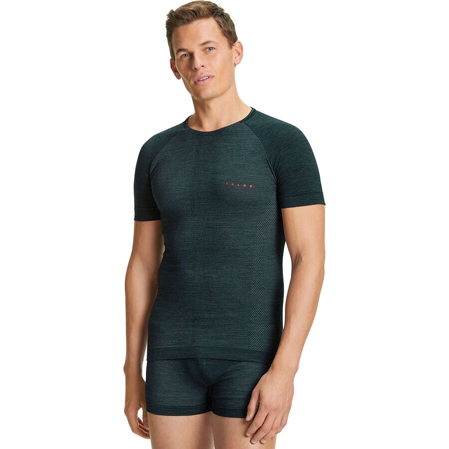 (取寄) ファルケ メンズ ショートスリーブ シャツ - メンズ Falke men Wool-Tech Short-Sleeve Shirt - Men's Holly