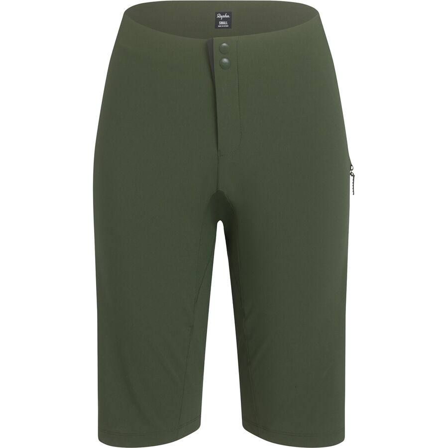 (取寄) ラファ レディース トレイル ファスト アンド ライト ショーツ - ウィメンズ Rapha women Trail Fast & Light Shorts - Women's Deep Olive Green/Olive Green