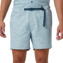 (取寄) ヘリーハンセン メンズ ソレン プリンテッド リサイクル ウォーターショート - メンズ Helly Hansen men Solen Printed Recycled Watershort - Men's Dusty Blue Fjord Waves Print