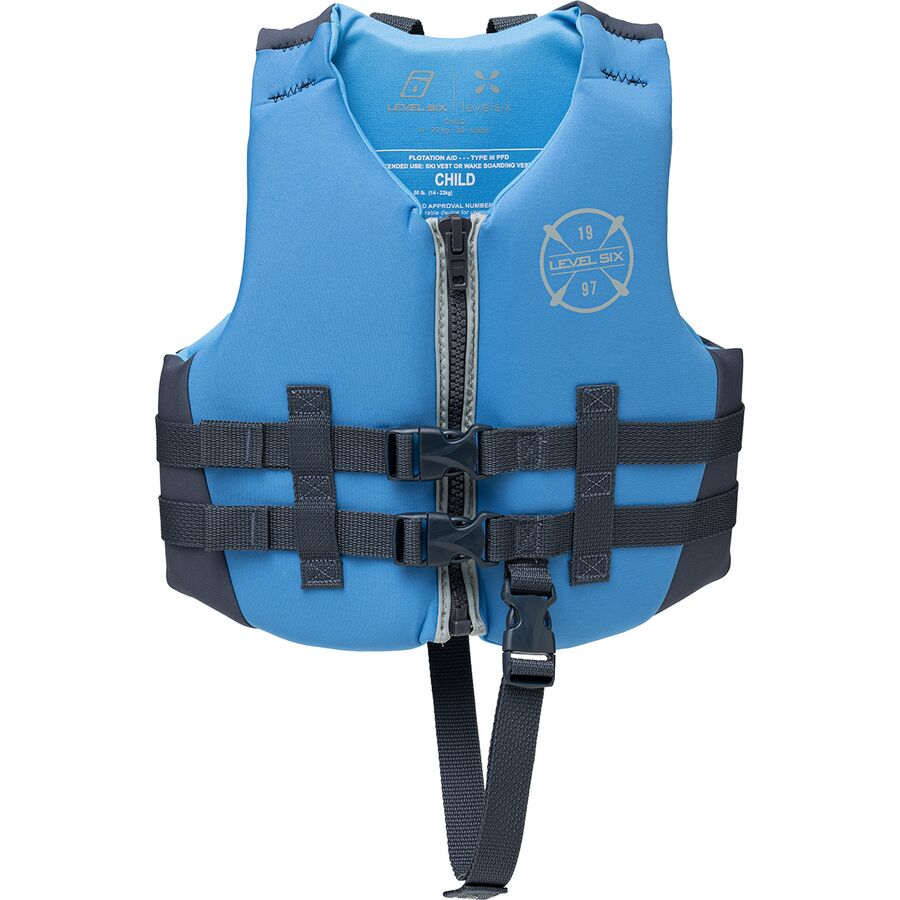 () xVbNX gh[ \[heC UL lIv[ p[\i t[e[V foCX - gbh[ Level Six toddler Swordtail UL Neoprene Personal Flotation Device - Toddlers' Blue