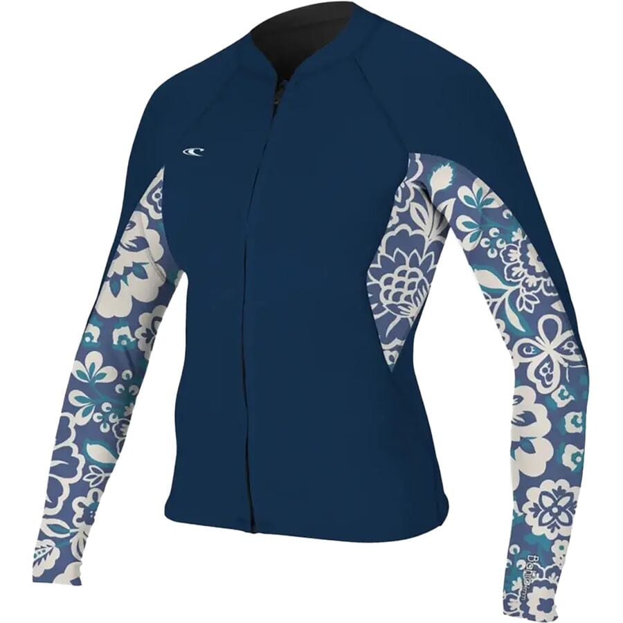 () Ij[ fB[X oCA t-Wbv WPbg - EBY O'Neill women Bahia Full-Zip Jacket - Women's Frnavy/Crisflor/Frnavy