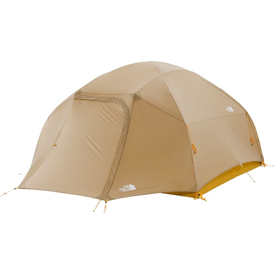 () m[XtFCX gC Cg eg: 3-p[\ 4-V[Y The North Face Trail Lite Tent: 3-Person 4-Season Khaki Stone/Arrowwood Yellow