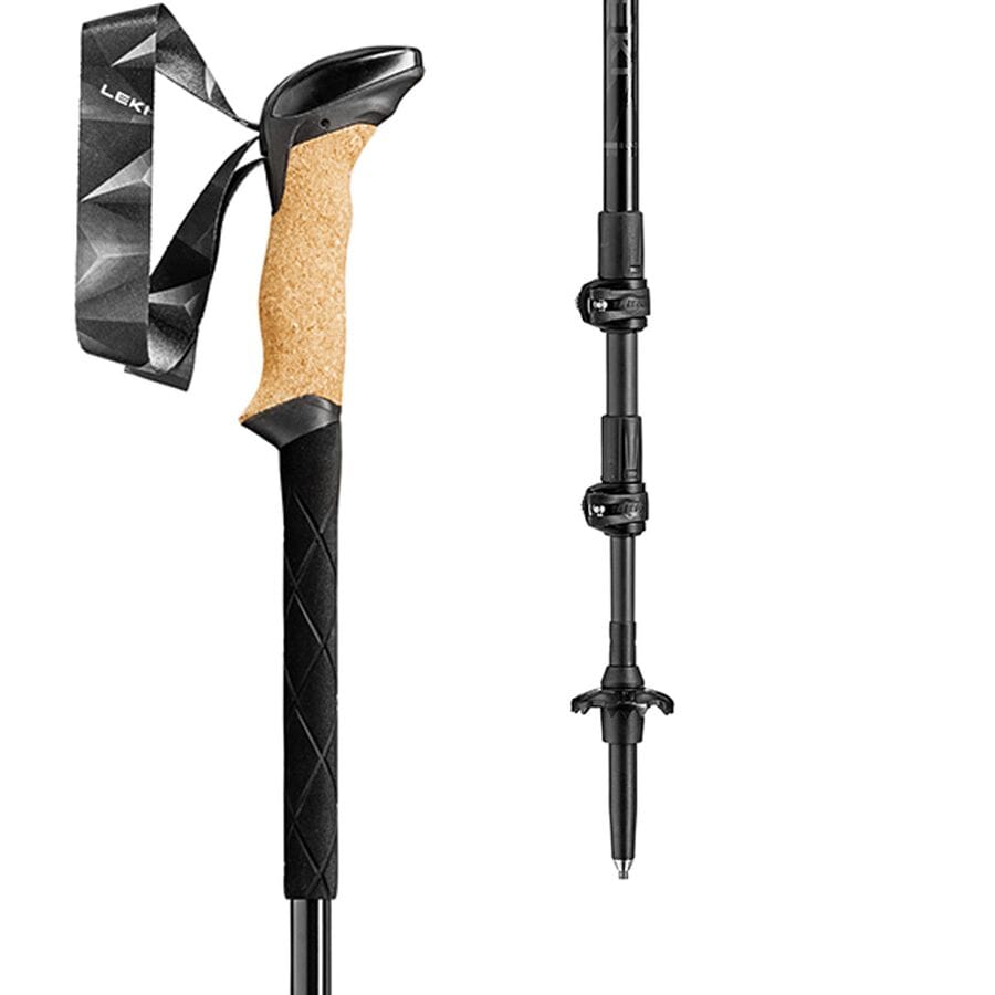 (取寄) レキ ブラック シリーズ トレッキング ポールズ LEKI Black Series Trekking Poles Black/Black