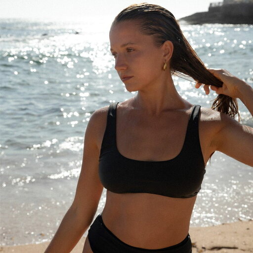 (取寄) リズム レディース クラシック クロップ ビキニ トップ - ウィメンズ Rhythm women Classic Crop Bikini Top - Women's Black