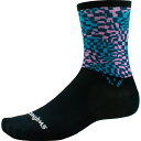 (取寄) スウィフトウィック ビジョン クルー インプレッション ソック Swiftwick Vision Crew Impression Sock Checkered(4)
