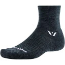 (取寄) スウィフトウィック パシュート クオーター クルー ハイ ソック Swiftwick Pursuit Quarter Crew High Sock Coal