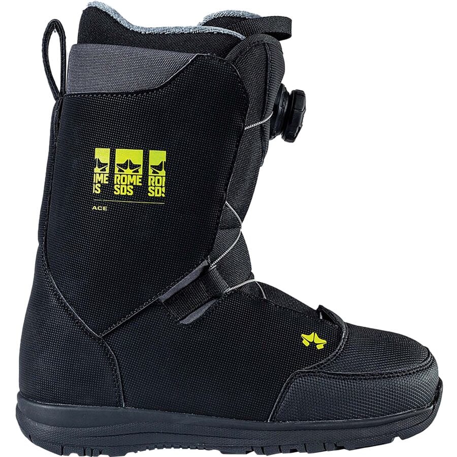 楽天スウィートラグ（取寄） ローム キッズ エース スノーボード ブーツ - 2023 - キッズ Rome kids Ace Snowboard Boots - 2023 - Kids' Black