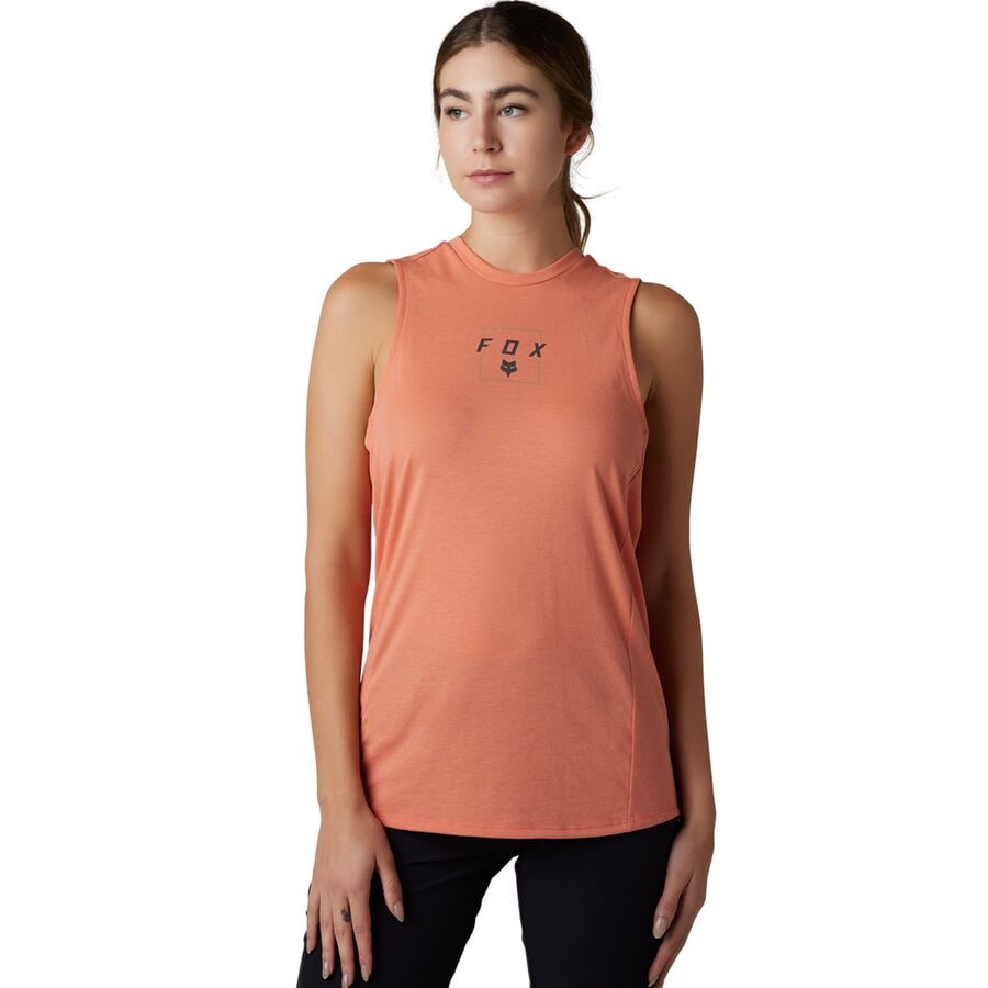 (取寄) フォックスレーシング レディース レンジャー ドライ-リリース タンク トップ ジャージ - ウィメンズ Fox Racing women Ranger Dri-Release Tank Top Jersey - Women's Salmon