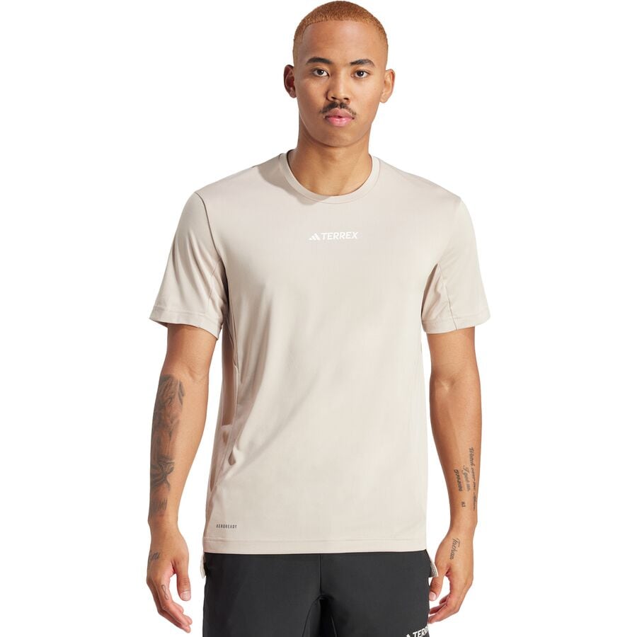 (取寄) アディダステレックス メンズ テレックス マルチ Tシャツ - メンズ Adidas TERREX men Terrex Multi T-Shirt - Men's Wonder Beige