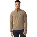(取寄) マウンテンハードウェア メンズ マイクロチル 1/4-ジップ プルオーバー - メンズ Mountain Hardwear men Microchill 1/4-Zip Pullover - Men's Trail Dust Heather(4)