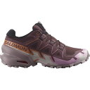 (取寄) サロモン レディース スピードクロス 6 トレイル ランニング シューズ - ウィメンズ Salomon women Speedcross 6 Trail Running Shoe - Women's Catawba Grape/Papaya/Deauville Mauve(4)