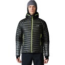 (取寄) マウンテンハードウェア メンズ ゴースト ウィスパラー フーデット ジャケット - メンズ Mountain Hardwear men Ghost Whisperer Hooded Jacket - Men's Volcanic/Foil Grey(4)