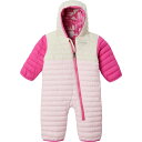 (取寄) コロンビア インファント パウダー ライト リ リバーシブル バンティング - インファント Columbia infant Powder Lite II Reversible Bunting - Infants' Satin Pink/Chalk/Pink Ice
