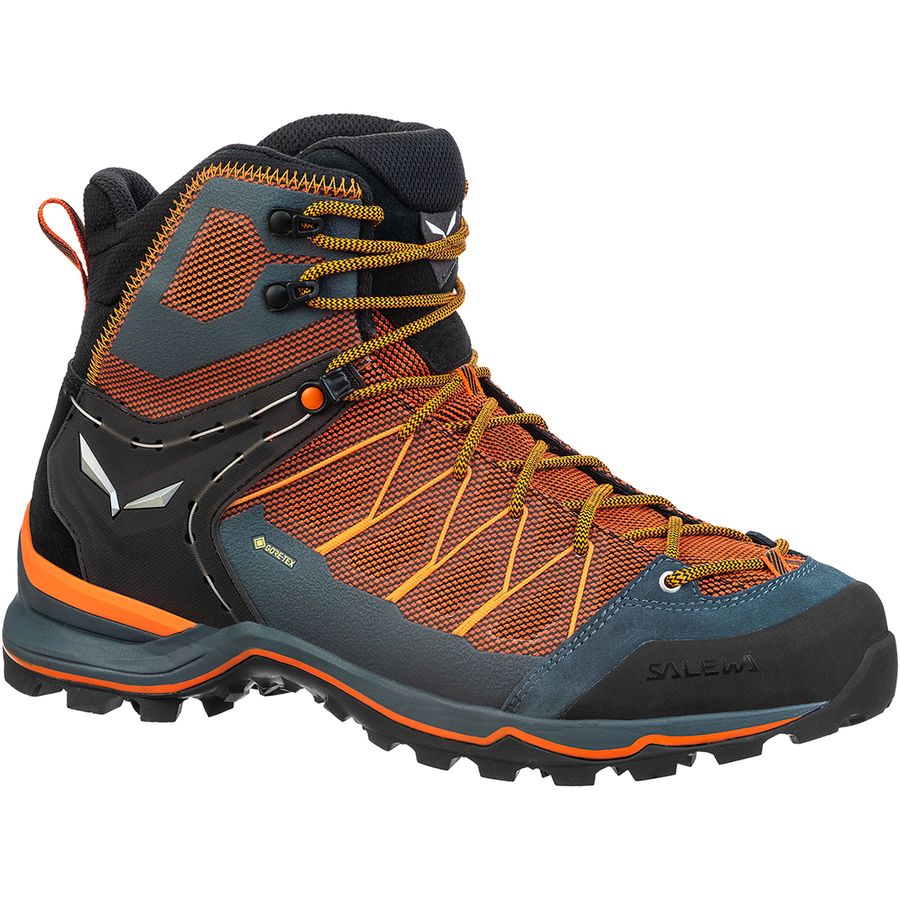(取寄) サレワ メンズ マウンテン トレーナー ライト ミッド Gtx ハイキング ブーツ - メンズ Salewa men Mountain Trainer Lite Mid GTX Hiking Boot - Men's Black Out/Carrot