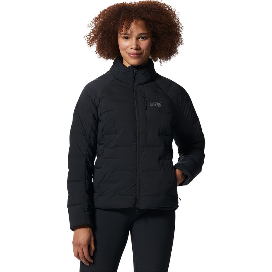 (取寄) マウンテンハードウェア レディース ストレッチダウン ハイ-ヒップ ジャケット - ウィメンズ Mountain Hardwear women Stretchdown High-Hip Jacket - Women's Black