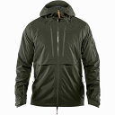 (取寄) フェールラーベン メンズ ケブ エコ-シェル ジャケット - メンズ Fjallraven men Keb Eco-Shell Jacket - Men's Deep Forest(4)