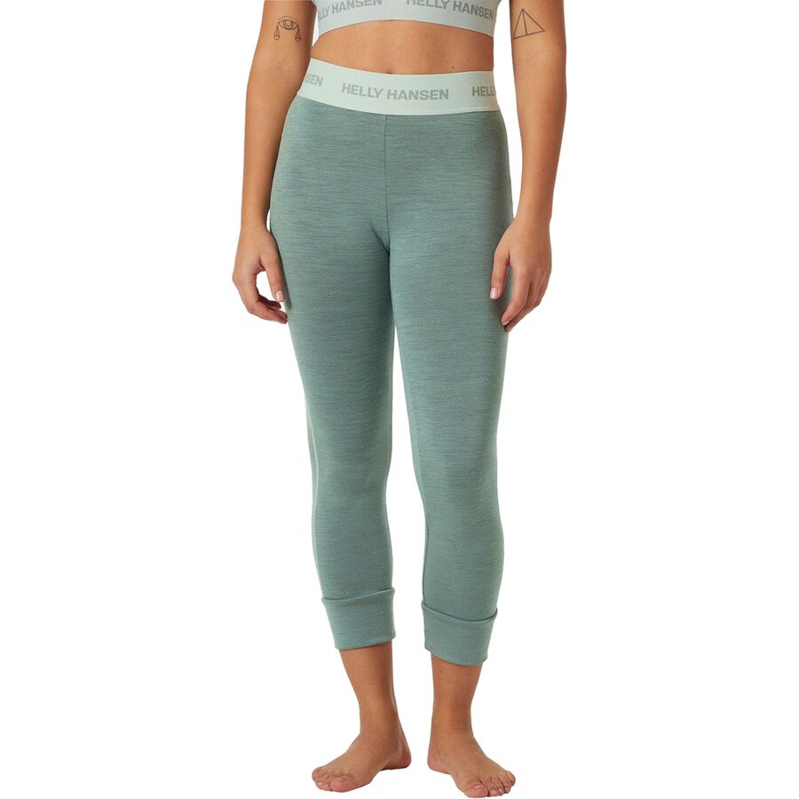 (取寄) ヘリーハンセン レディース リファ メリノ ミッドウエイト 3/4 パンツ - ウィメンズ Helly Hansen women Lifa Merino Midweight 3/4 Pant - Women's Cactus