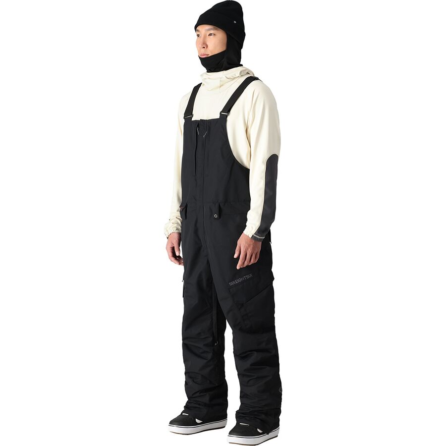 (取寄) シックスエイトシックス メンズ スマーティー スリーインワン カーゴ ビブ パンツ - メンズ 686 men Smarty 3-In-1 Cargo Bib Pant - Men's Black
