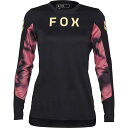 (取寄) フォックスレーシング レディース ディフェンド ロングスリーブ ジャージ - ウィメンズ Fox Racing women Defend Long-Sleeve Jersey - Women's Taunt Black(4)