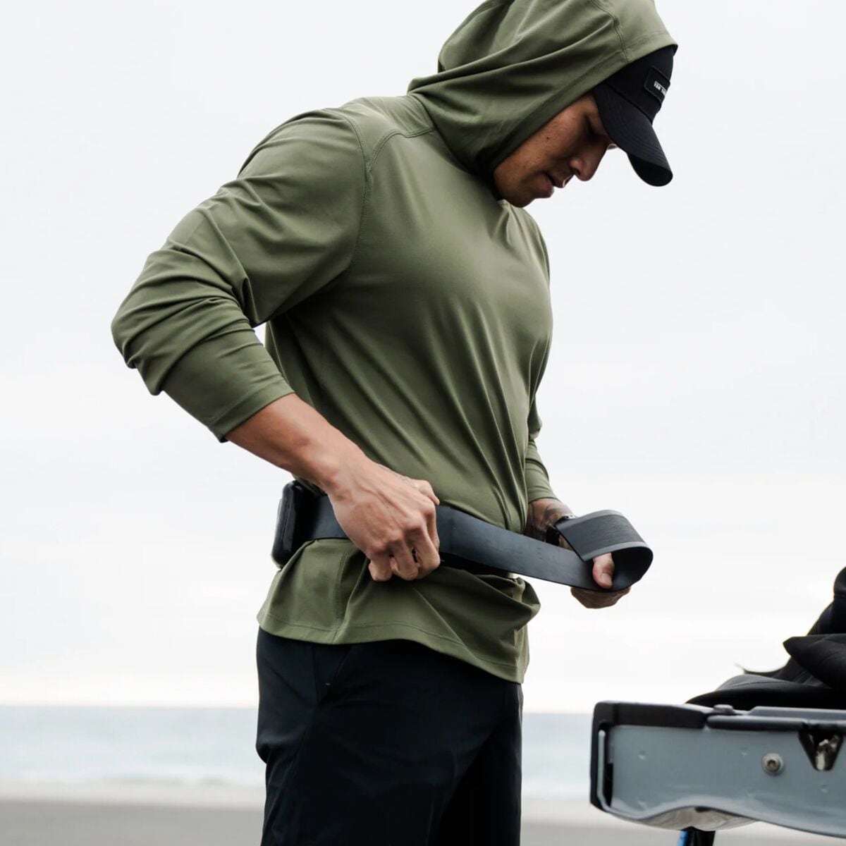 (取寄) テンサウザンド メンズ タクティカル フーデット ロングスリーブ トップ - メンズ Ten Thousand men Tactical Hooded Long-Sleeve Top - Men's OD Green