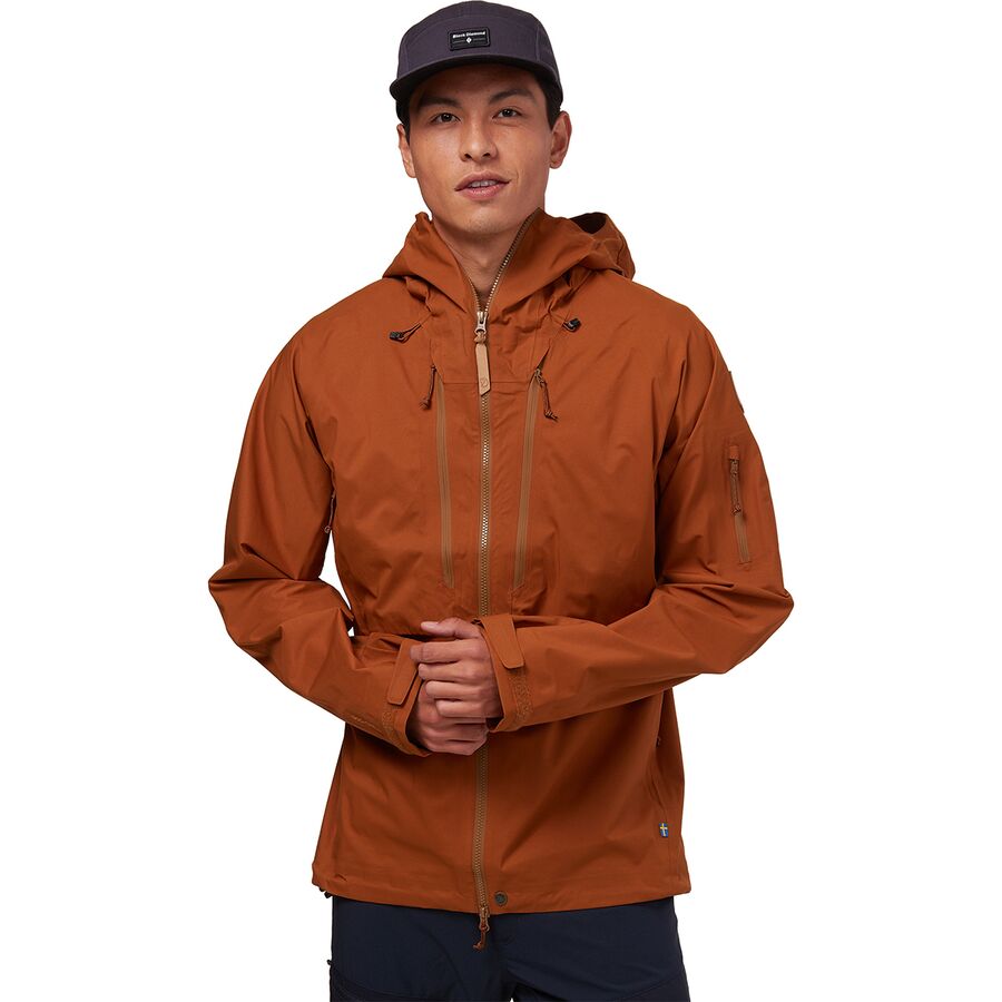 () tF[[x Y Pu GR-VF WPbg - Y Fjallraven men Keb Eco-Shell Jacket - Men's Chestnut