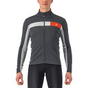 (取寄) カステリ メンズ モルティローロ 6S ジャケット - メンズ Castelli men Mortirolo 6S Jacket - Men's Dark Gray/Silver Gray/Red Reflex