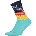 (取寄) デフィート エアイーター 6インチ Topo ソック DeFeet Aireator 6in Topo Sock Neptune/Navy/Poinc...