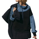 (取寄) エフピー ムーブメント レディース カラーブロック ジャケット - ウィメンズ FP Movement women Homestretch Colorblock Jacket - Women's Black/Skyline Combo(4)