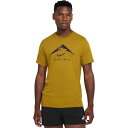 (取寄) ナイキ メンズ ドライ-フィット トレイル ロゴ Tシャツ - メンズ Nike men Dri-Fit Trail Logo T-Shirt - Men's Bronzine