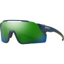 (取寄) スミス アタック マグ MTB クロマポップ サングラス Smith Attack MAG MTB ChromaPop Sunglasses Matte Stone/ChromaPop Green Mirror