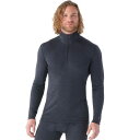 (取寄) スマートウール メンズ クラシック サーマル メリノ 1/4-ジップ ベース レイヤー - メンズ Smartwool men Classic Thermal Merino 1/4-Zip Base Layer - Men's Charcoal Heather